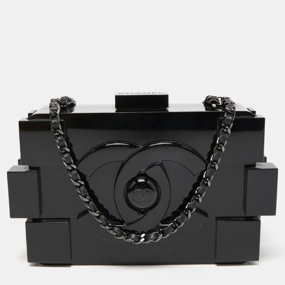 CHANEL LEGO BRICK CLUTCH - Picture 1 of 10